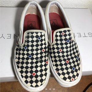 VANS limited edition Checkered Card deck slides, collab with Urban Outfitters